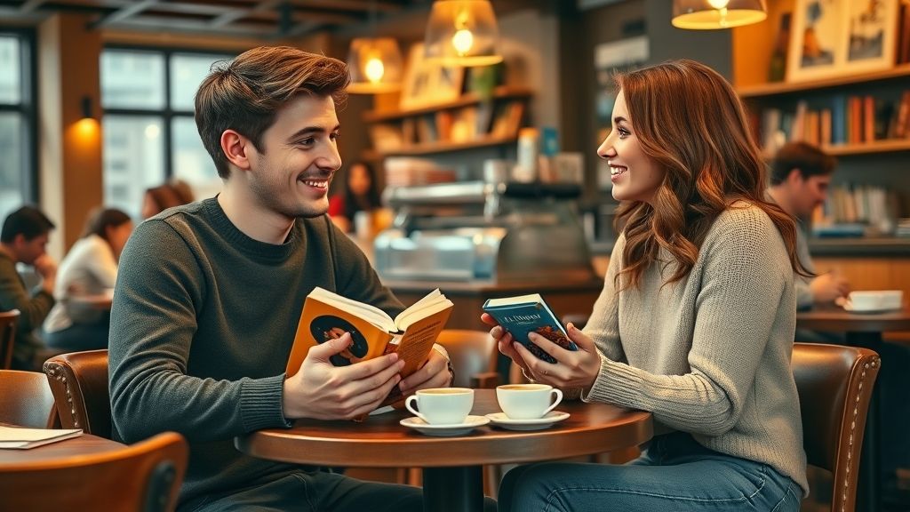 Learn How to Talk About Your Favorite Book in English Like a Pro! 3 Conversation 1 Talking About a Favorite Book at a Café