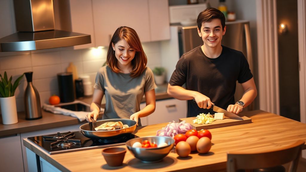 Learn How to Talk About What to Cook for Dinner Together in English 3 Conversation 1 Trying to Use What’s in the Fridge